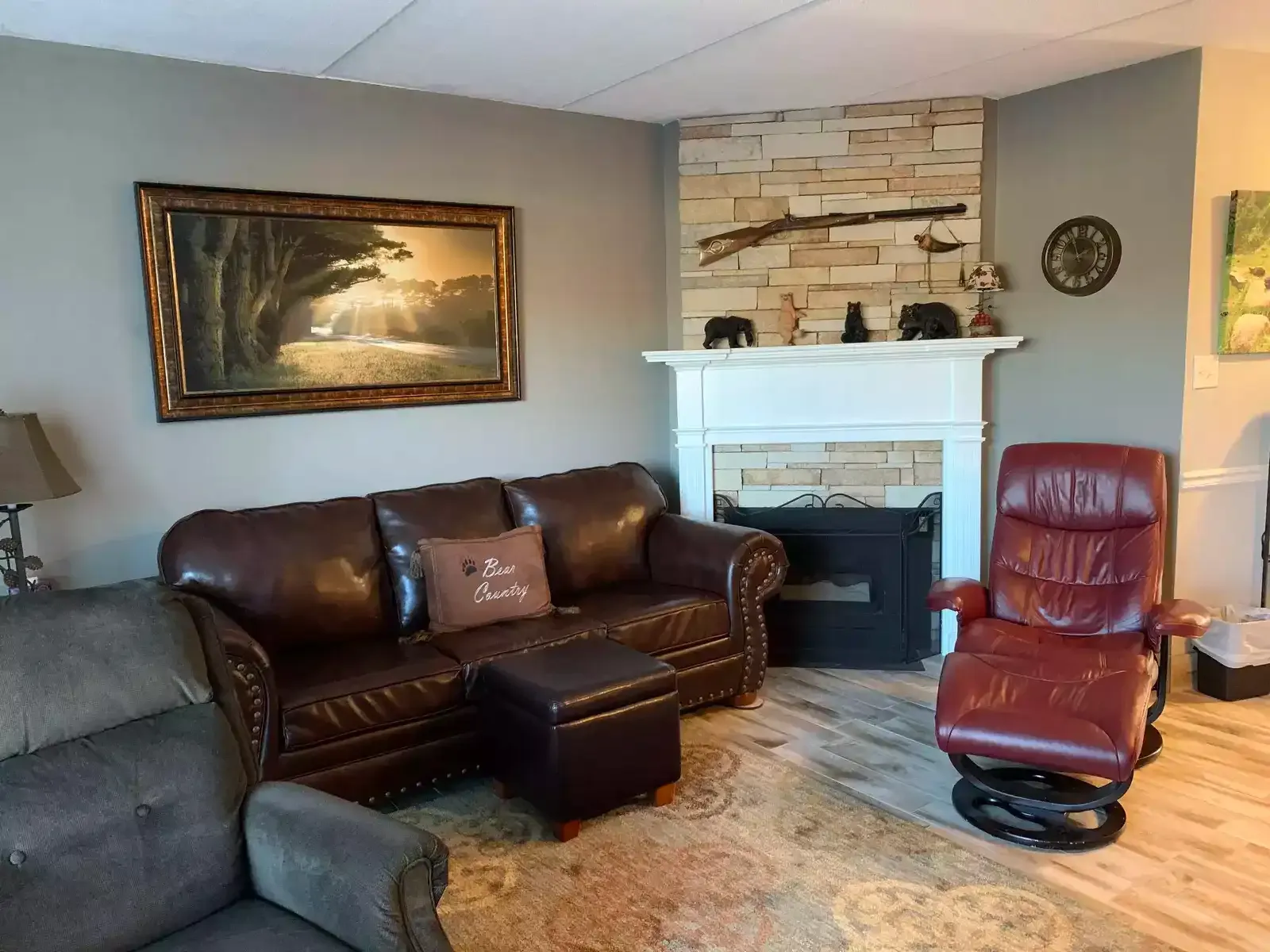 living room at Gatlinburg condo