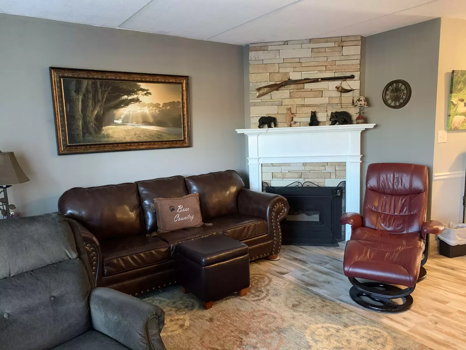 living room at Gatlinburg condo