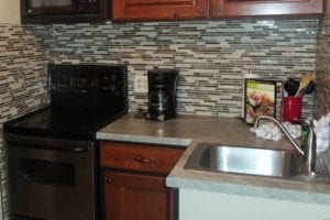 kitchen in condominium at Olde Gatlinburg Place